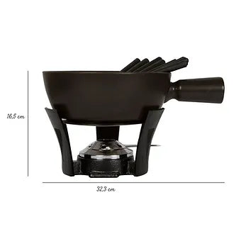 Fondue set Nero L - 2.2 L